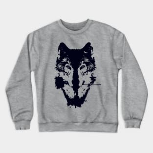 Wolf Face Crewneck Sweatshirt